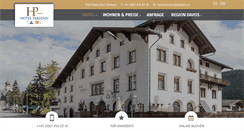 Desktop Screenshot of hotelparsenn.ch
